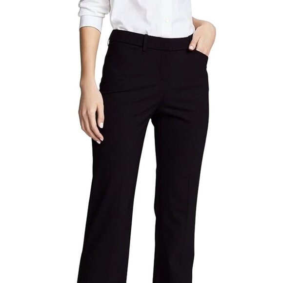 Theory Custom Max 2 Pants Black Wool Dress Pants Size 12 - Picture 4 of 12